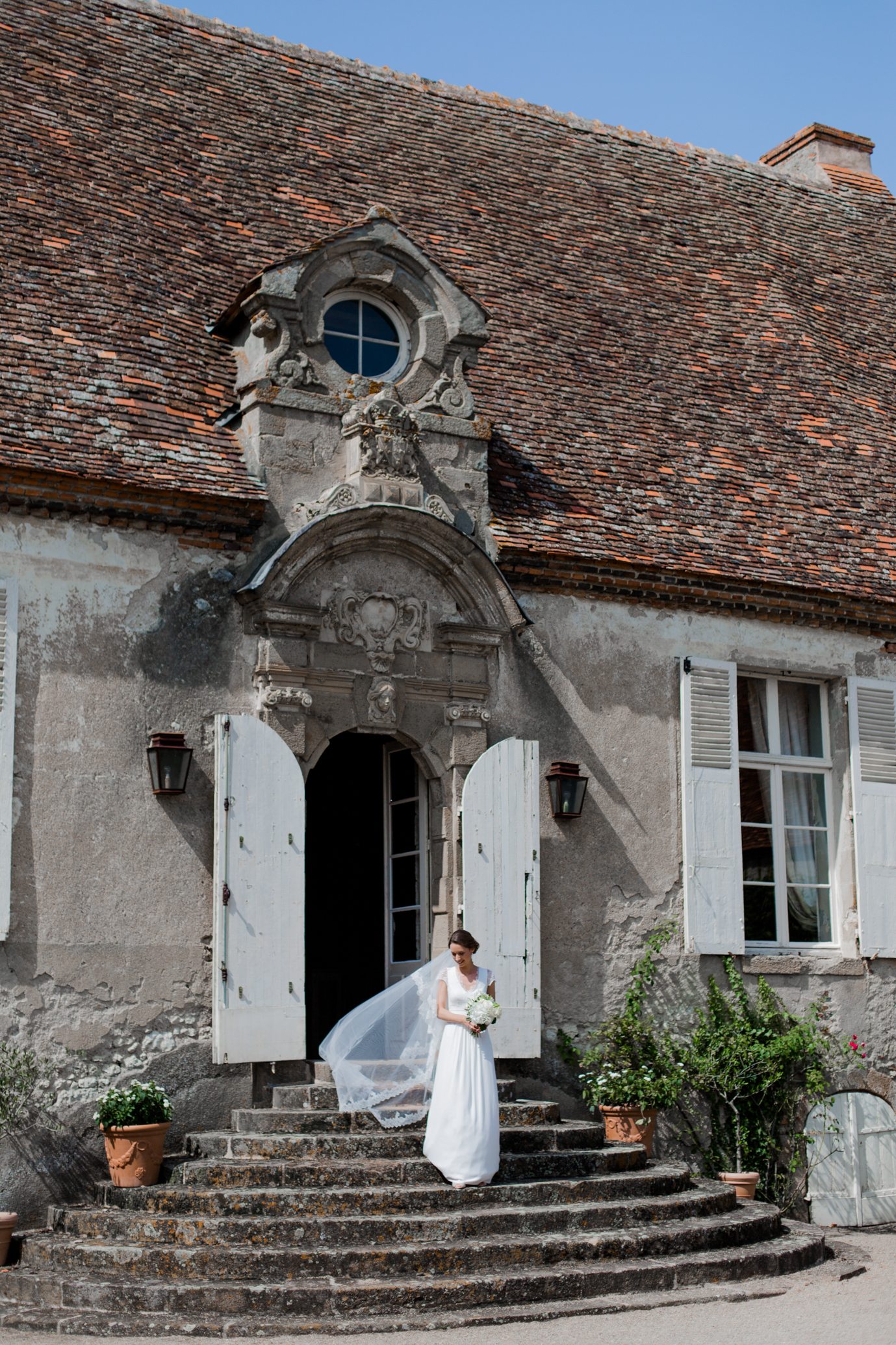 Le perron du logis - Crédit photo : Morgane Ruiz